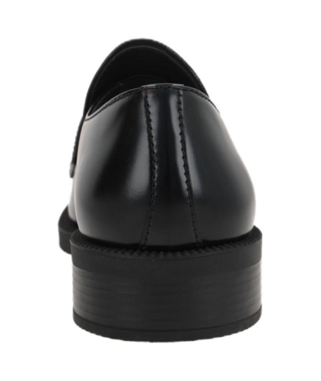 PRADA Черные кожаные лоферы, фото 4