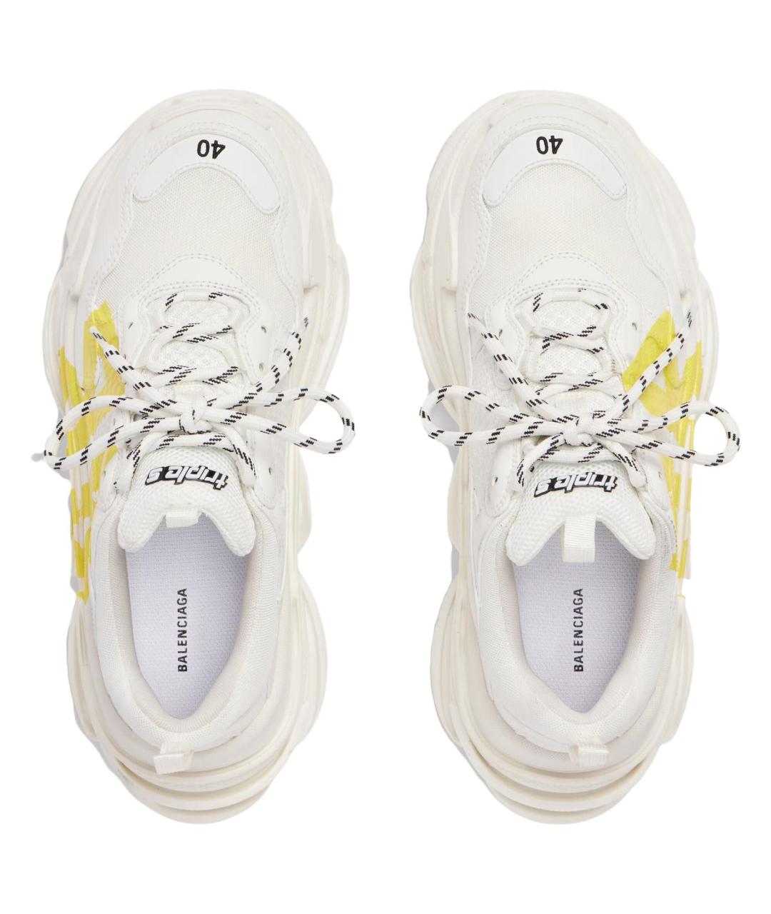 BALENCIAGA Белые кроссовки, фото 5