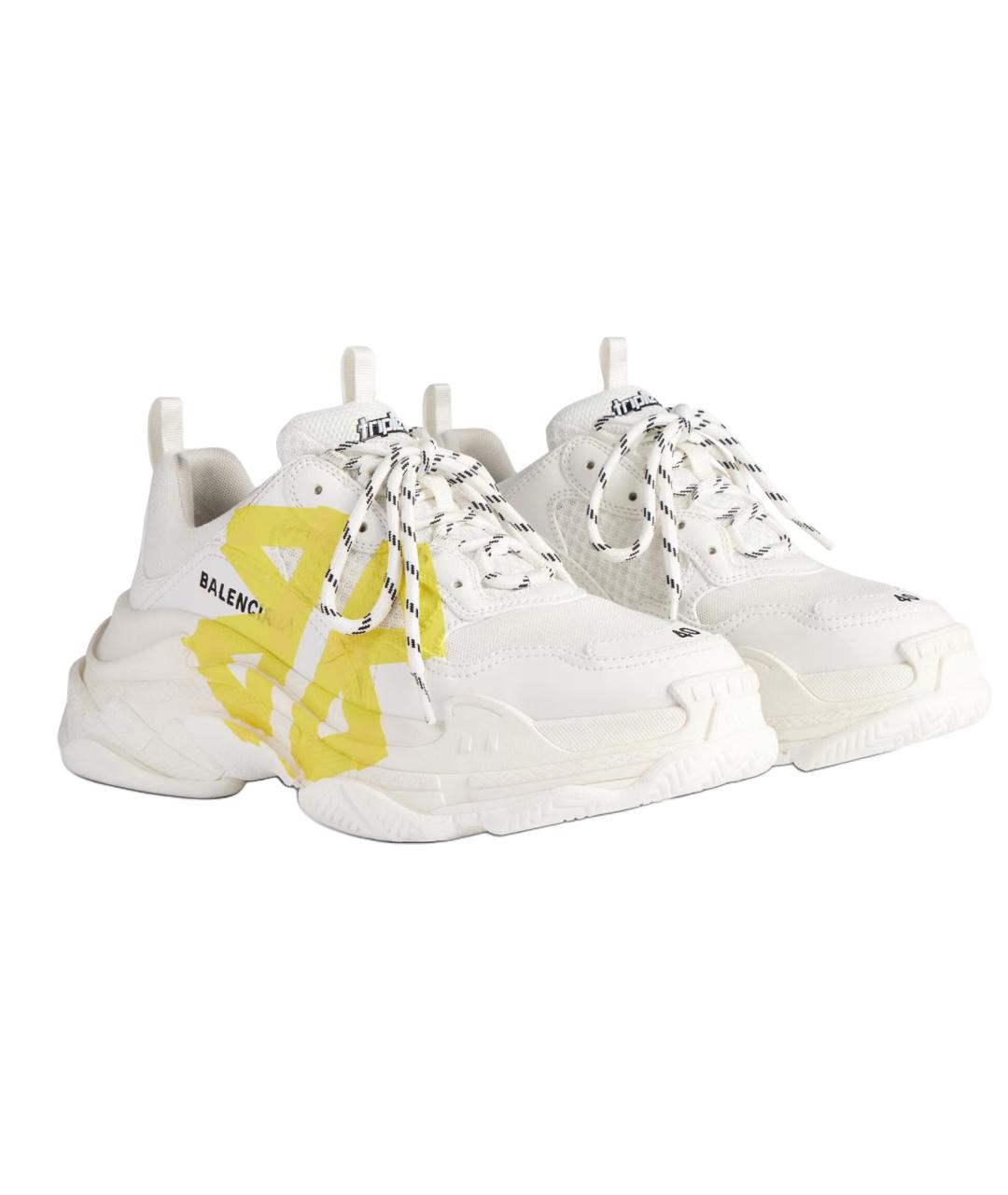 BALENCIAGA Белые кроссовки, фото 3