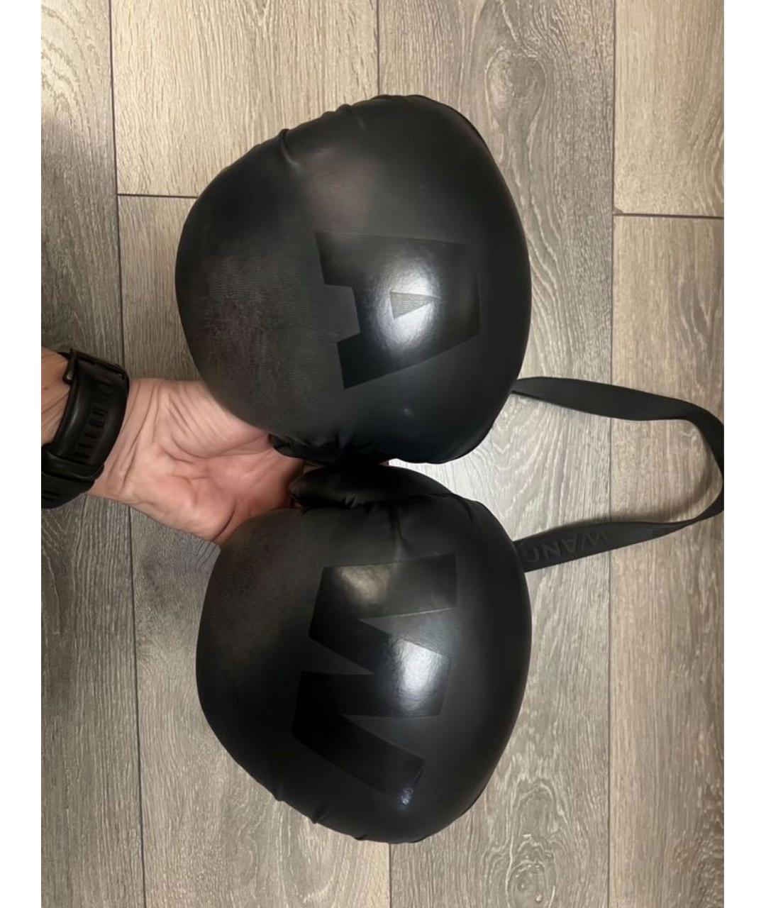 ALEXANDER WANG Черные кожаные перчатки, фото 5