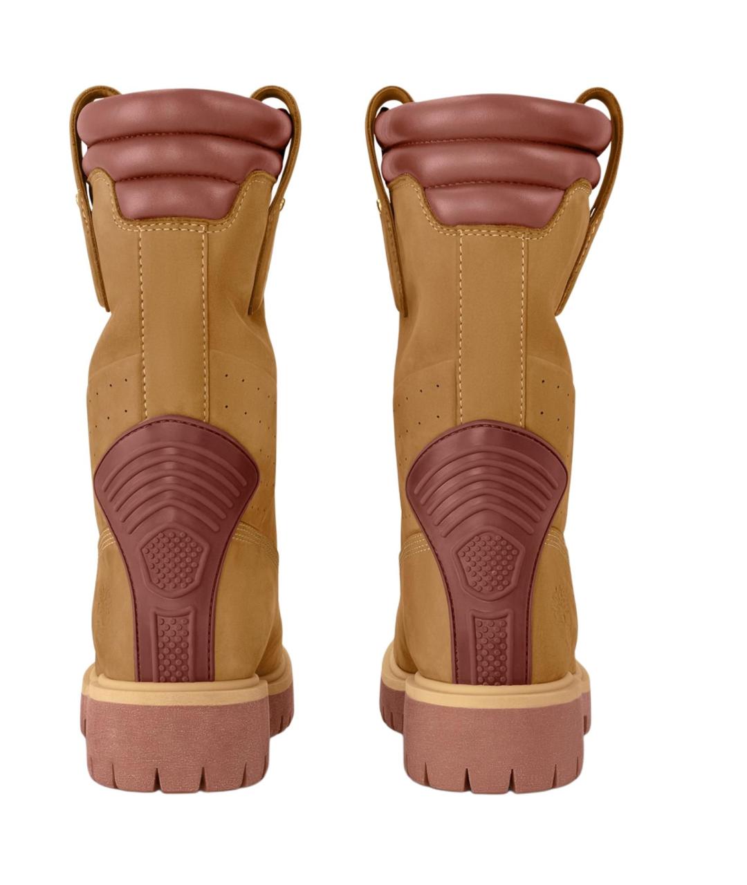 LOUIS VUITTON Коричневые нубуковые высокие ботинки, фото 4