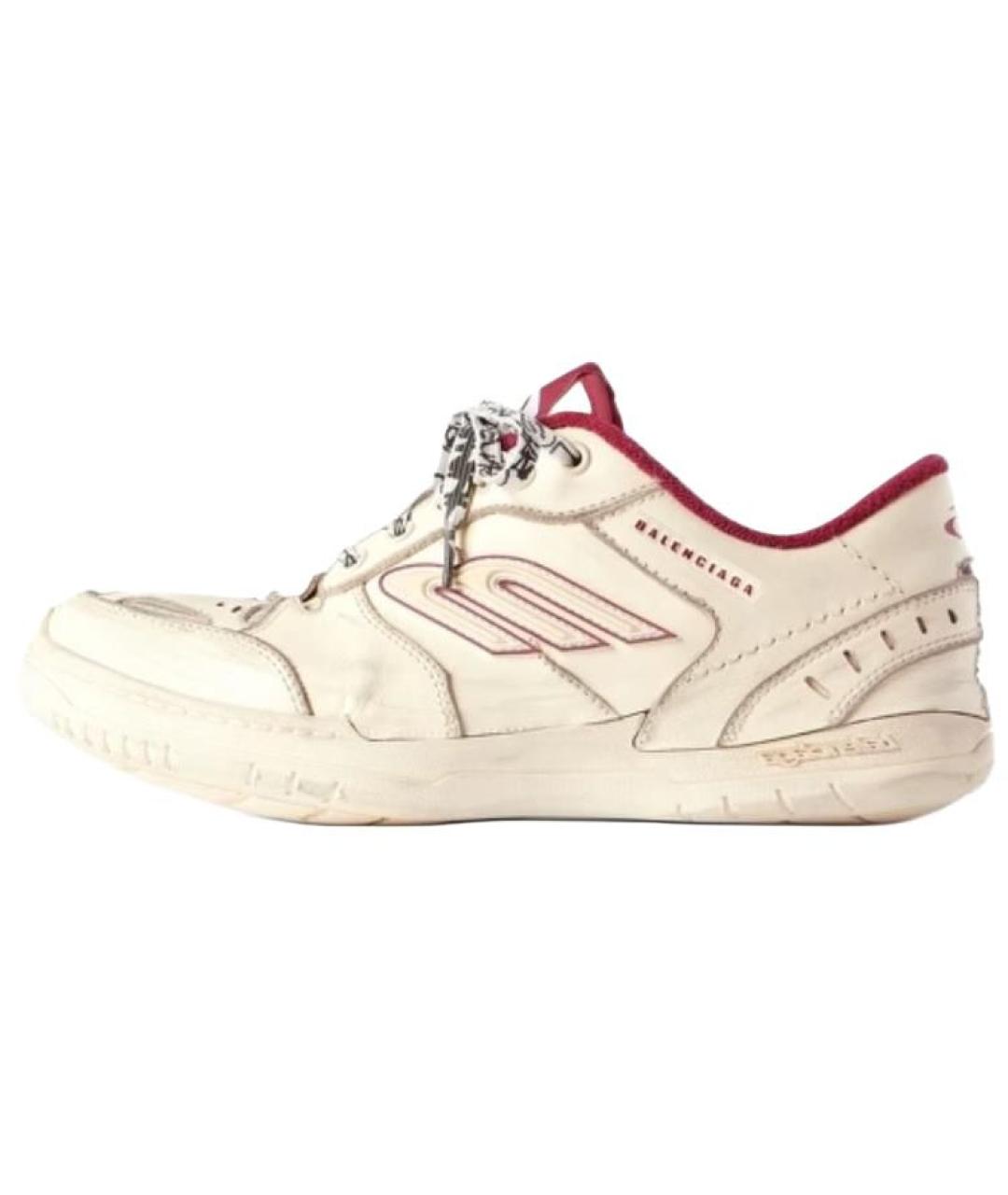 BALENCIAGA Бежевые низкие кроссовки / кеды, фото 2