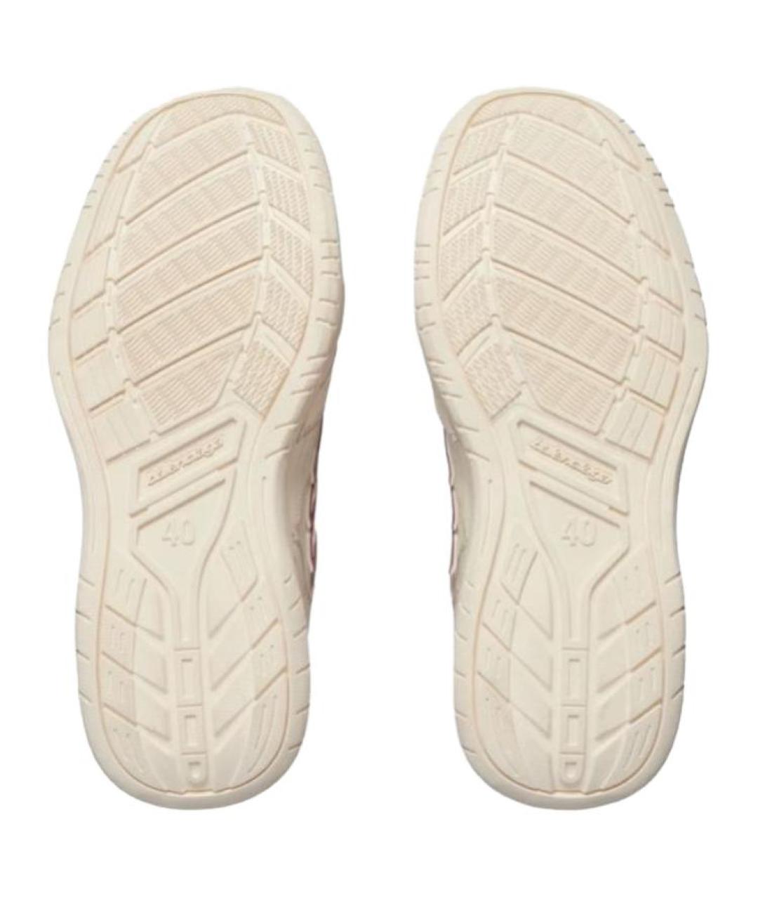 BALENCIAGA Бежевые низкие кроссовки / кеды, фото 7