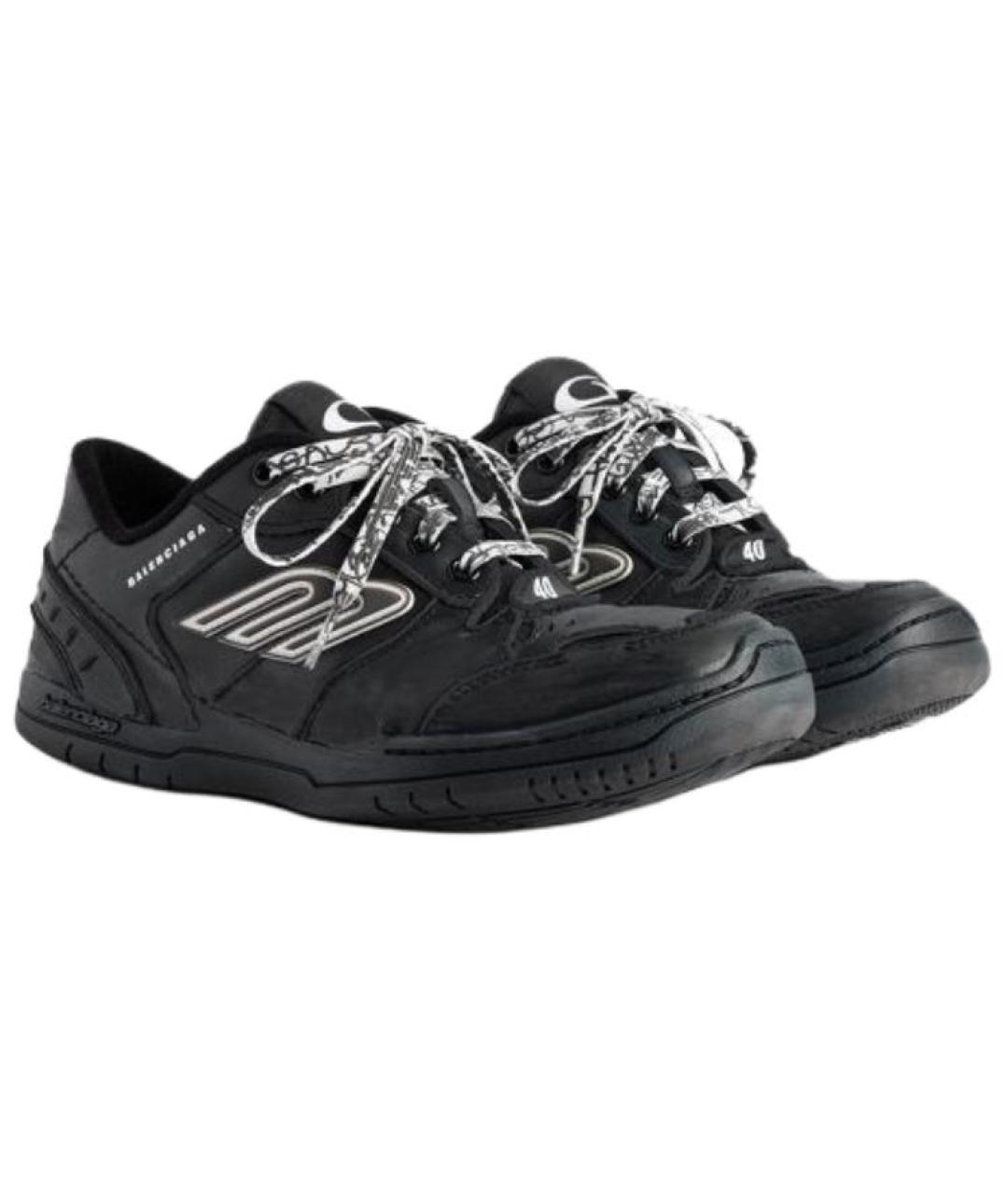 BALENCIAGA Черные кроссовки, фото 3