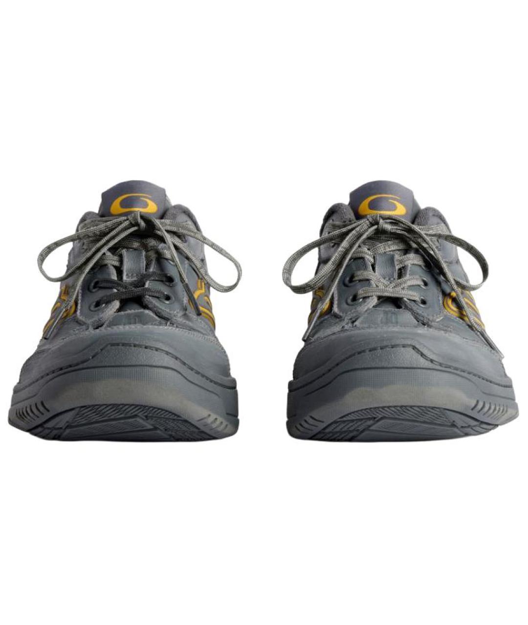 BALENCIAGA Серые низкие кроссовки / кеды, фото 4