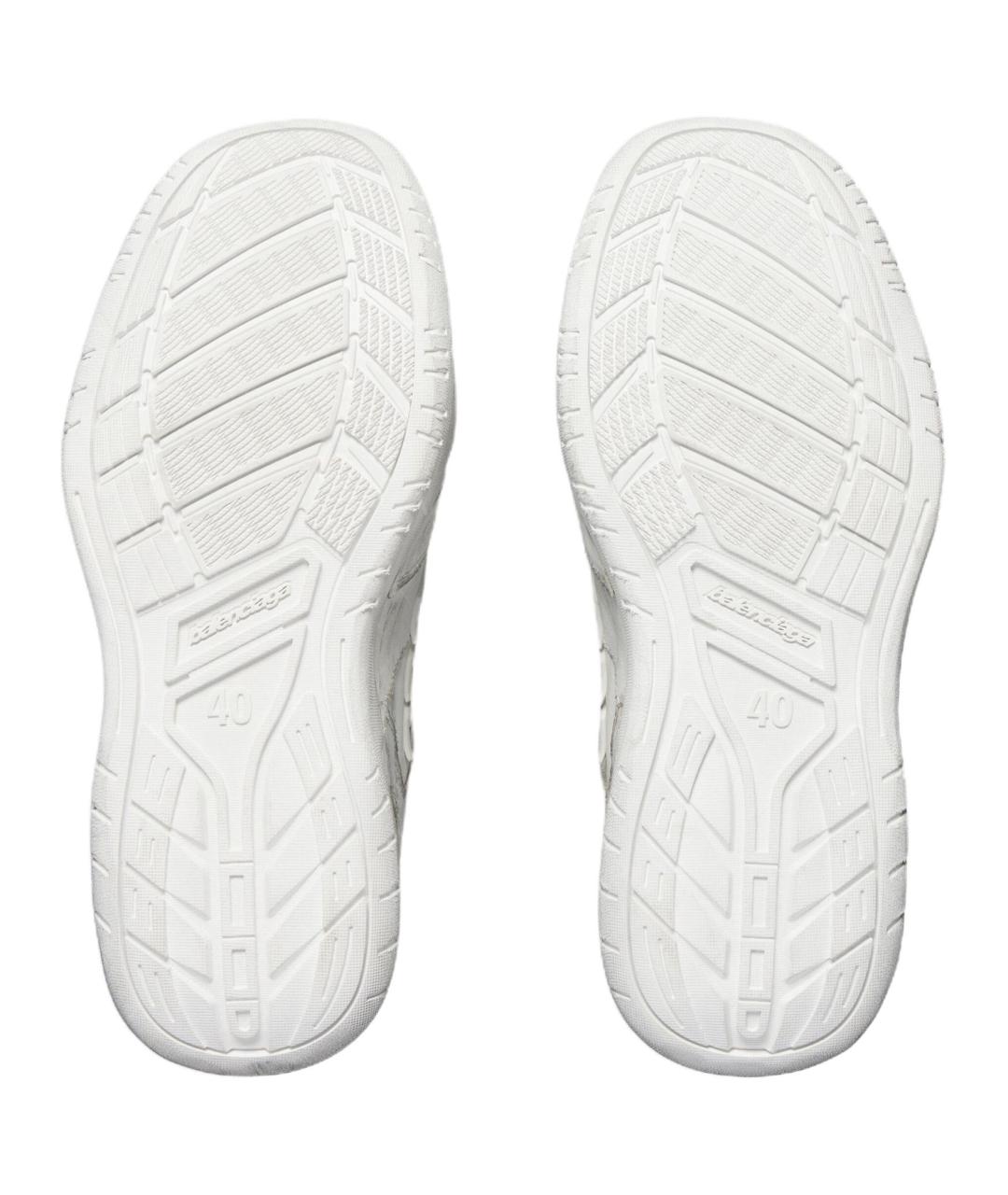 BALENCIAGA Белые низкие кроссовки / кеды, фото 6