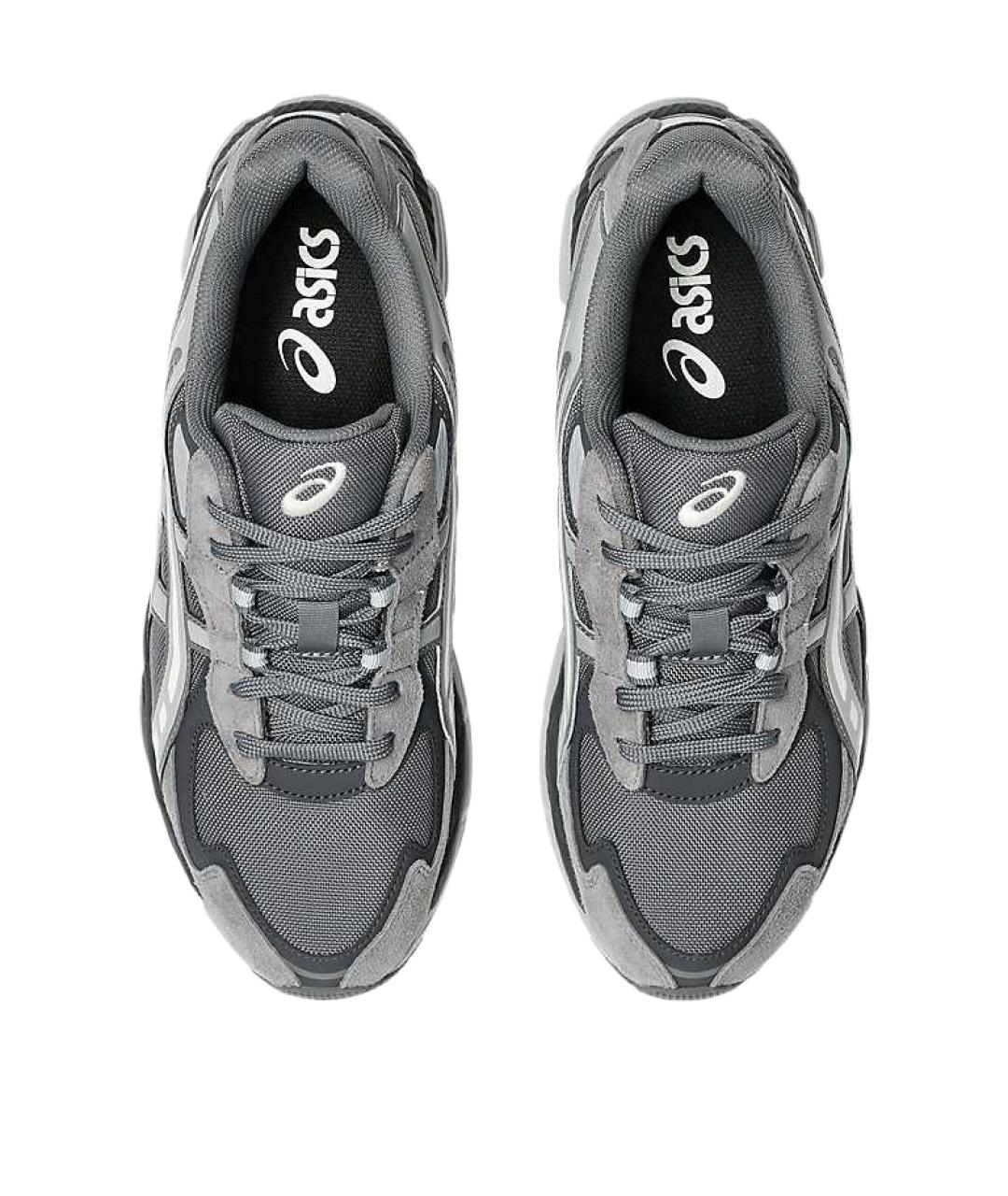 ASICS Серые текстильные кроссовки, фото 4