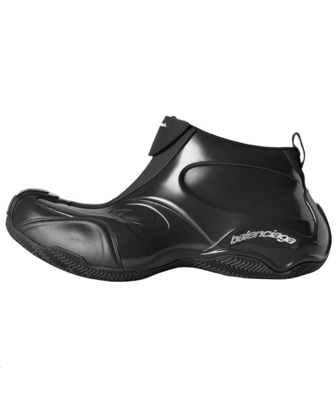 BALENCIAGA Черные низкие кроссовки / кеды, фото 2