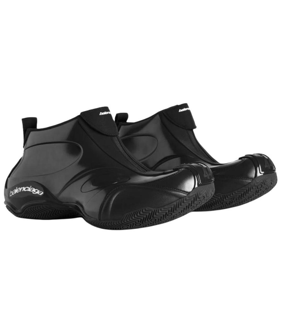 BALENCIAGA Черные низкие кроссовки / кеды, фото 3