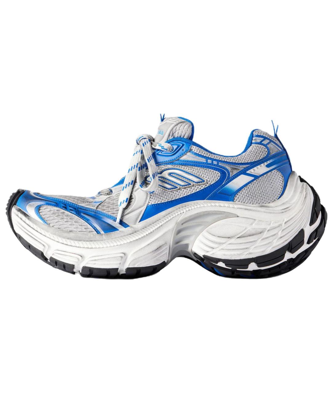 BALENCIAGA Синие низкие кроссовки / кеды, фото 2