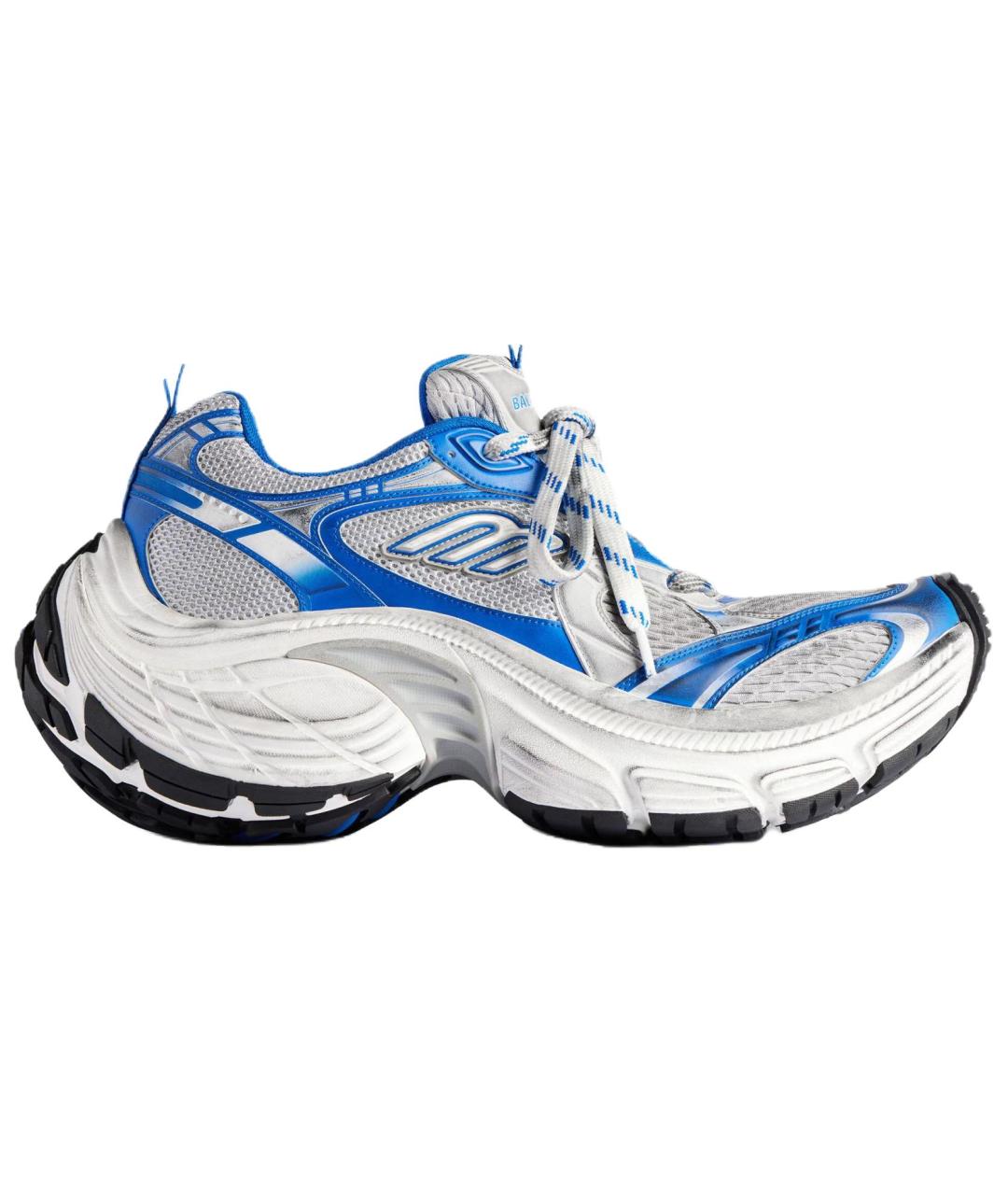 BALENCIAGA Синие низкие кроссовки / кеды, фото 1