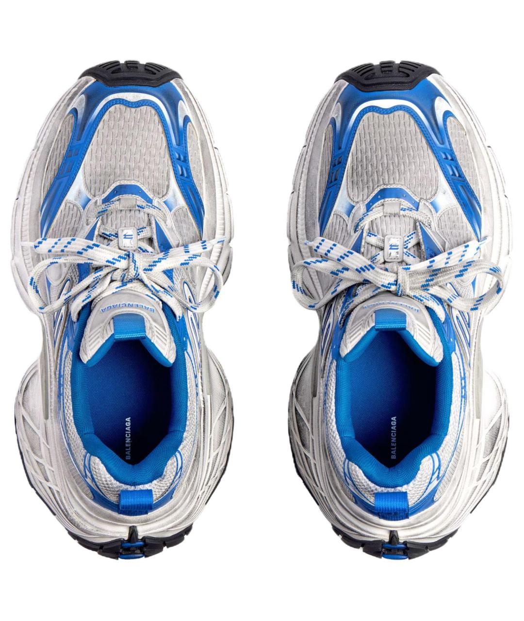 BALENCIAGA Синие низкие кроссовки / кеды, фото 5