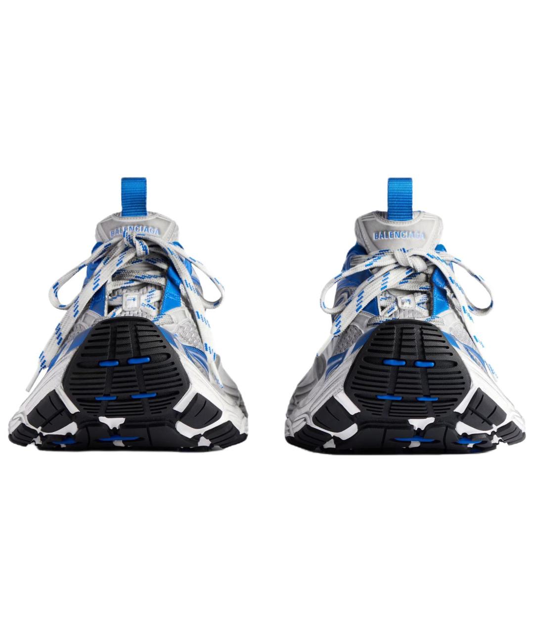 BALENCIAGA Синие низкие кроссовки / кеды, фото 4