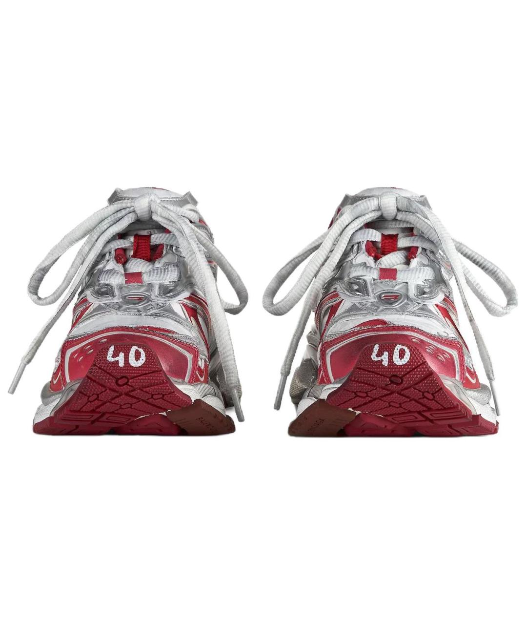 BALENCIAGA Белые низкие кроссовки / кеды, фото 4