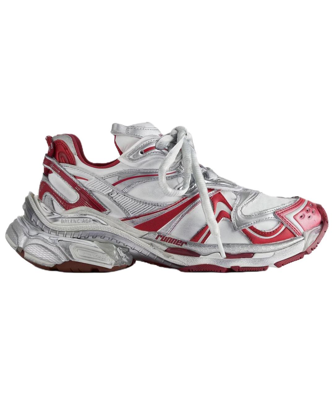 BALENCIAGA Белые низкие кроссовки / кеды, фото 1