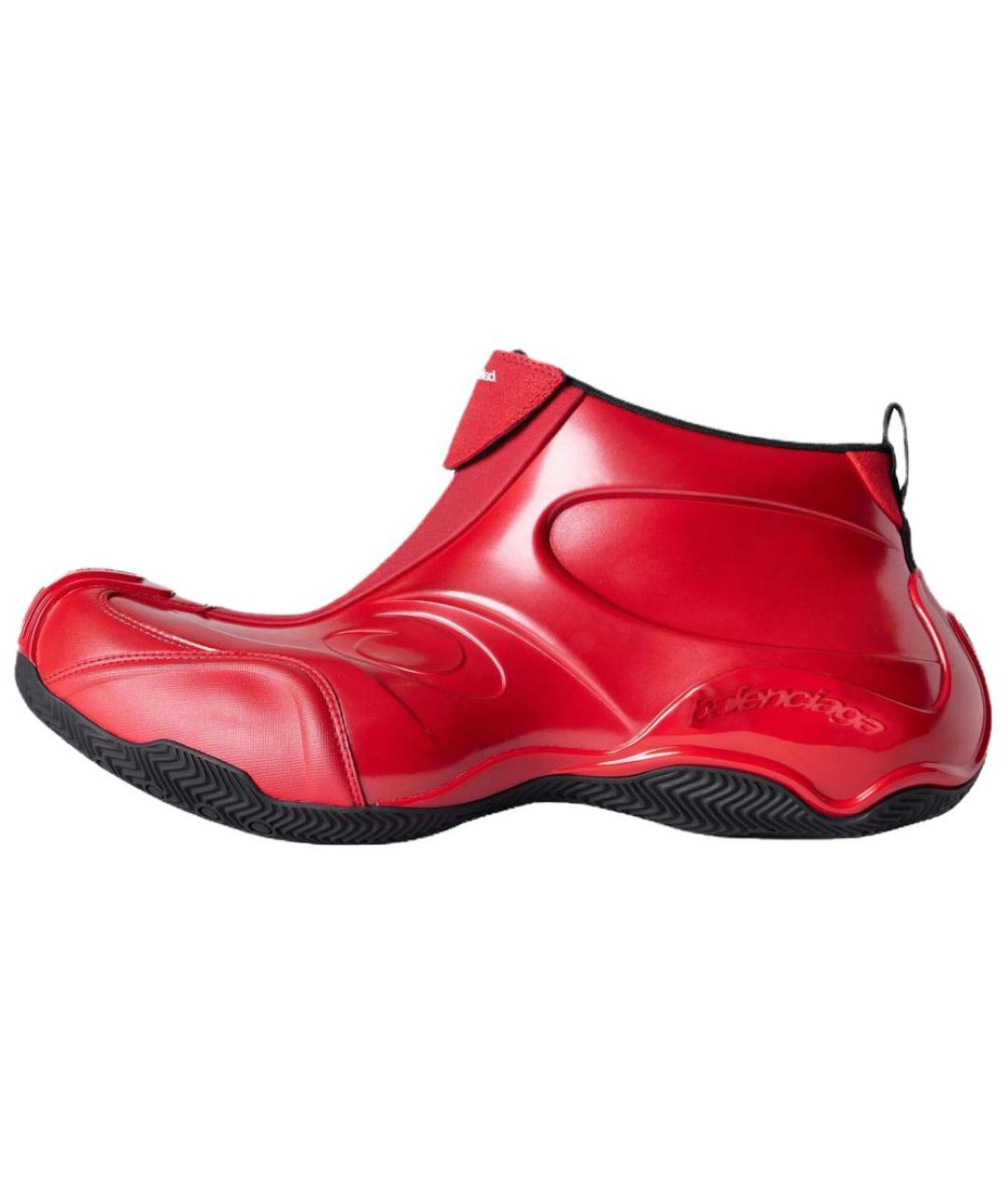 BALENCIAGA Красные низкие кроссовки / кеды, фото 2