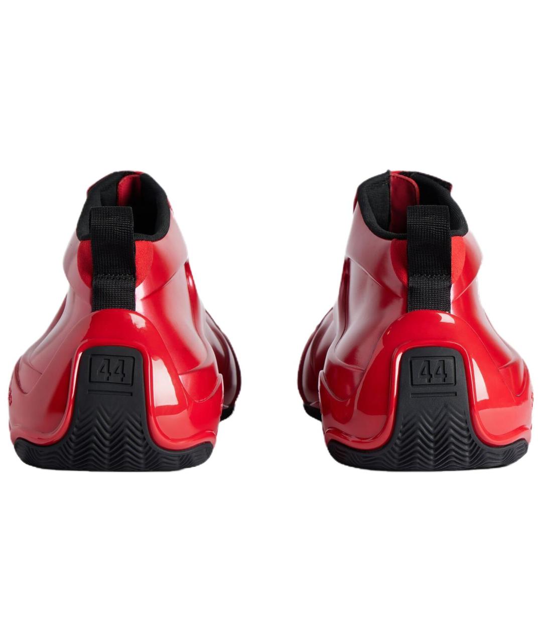BALENCIAGA Красные низкие кроссовки / кеды, фото 6