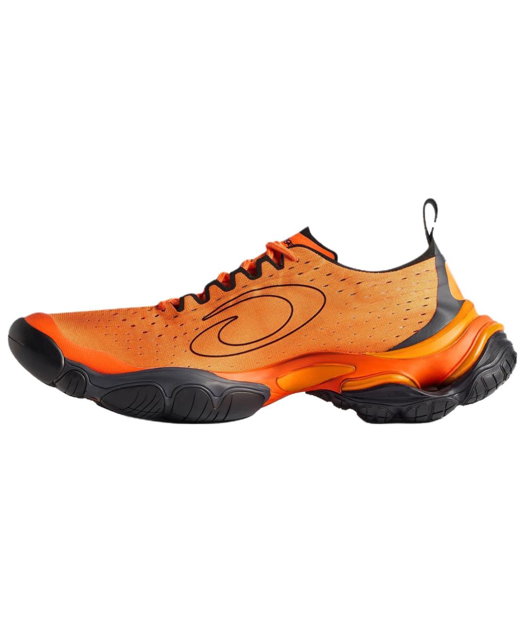 BALENCIAGA Оранжевое низкие кроссовки / кеды, фото 2