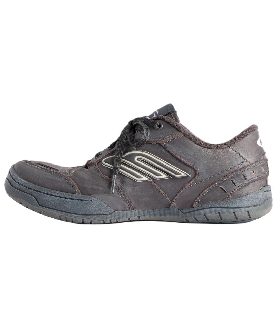 BALENCIAGA Коричневые низкие кроссовки / кеды, фото 2