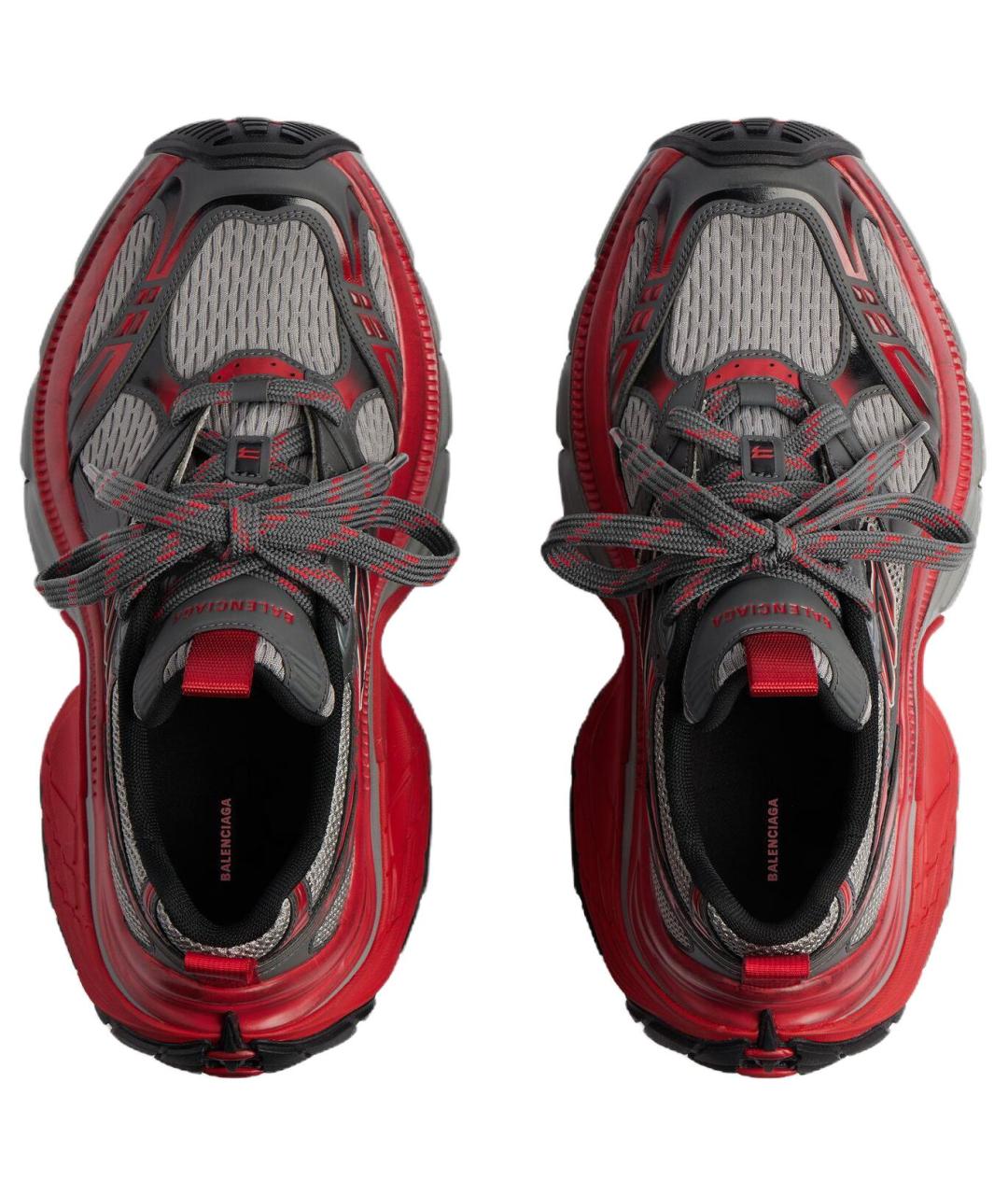 BALENCIAGA Красные низкие кроссовки / кеды, фото 5