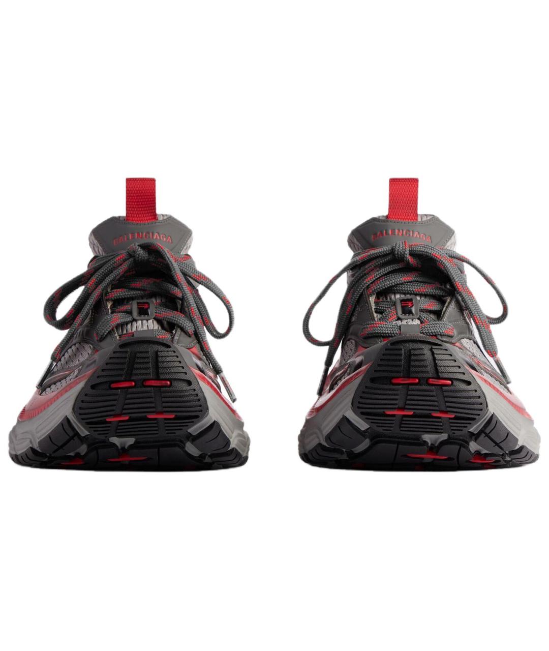 BALENCIAGA Красные низкие кроссовки / кеды, фото 4