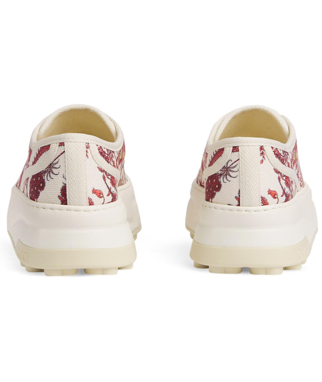 GUCCI Белые кроссовки, фото 5