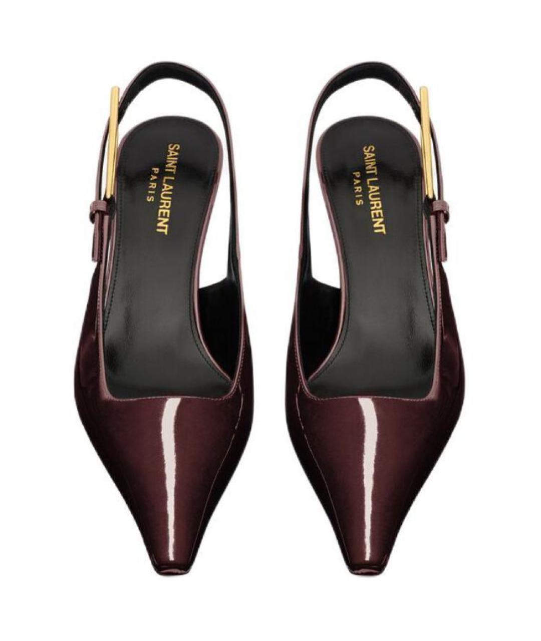 SAINT LAURENT Кожаные туфли, фото 4