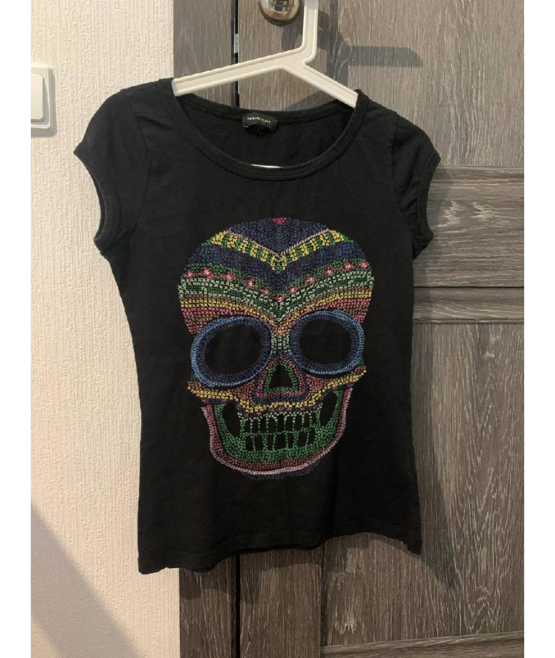 PHILIPP PLEIN Черная хлопковая футболка, фото 5