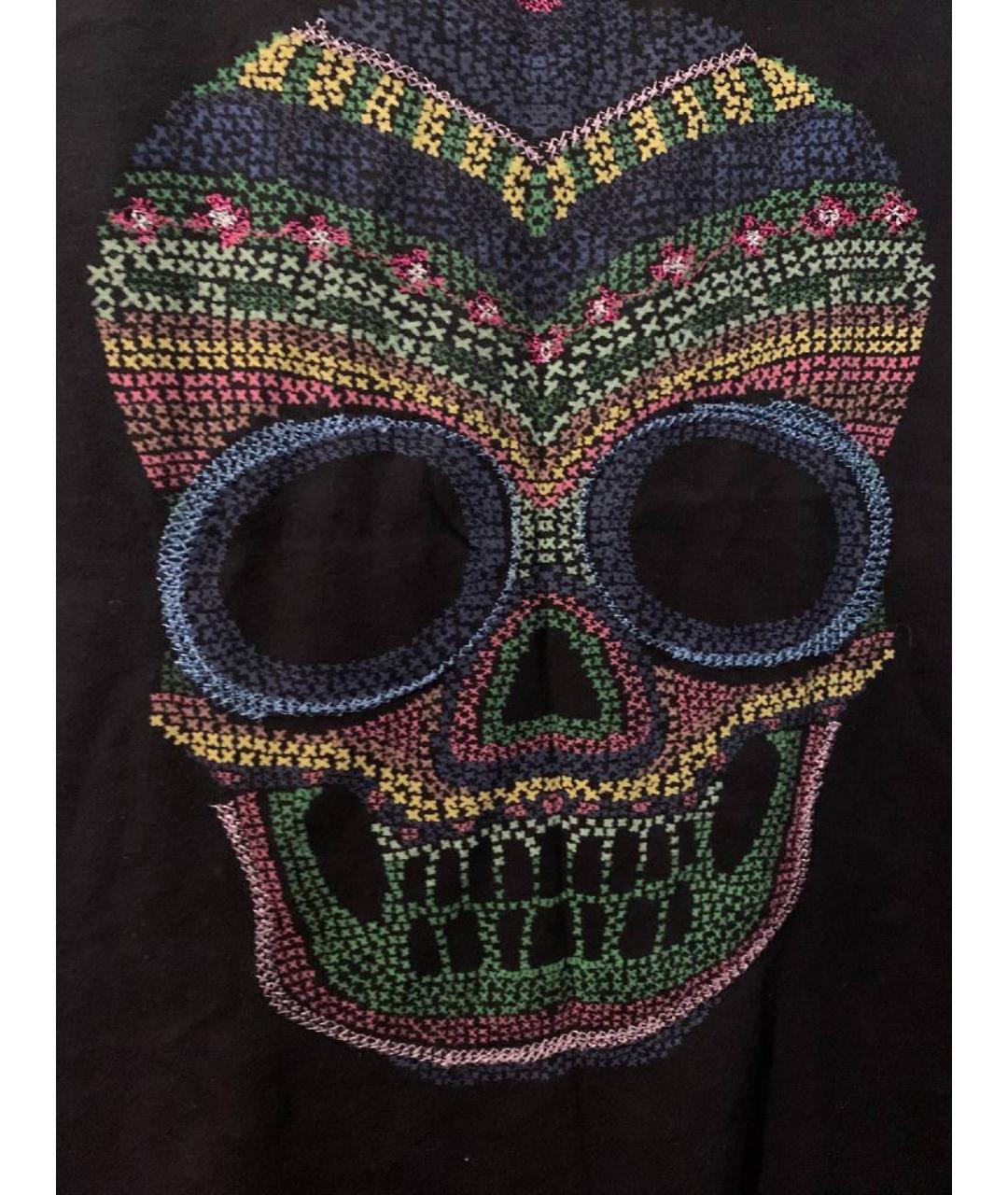 PHILIPP PLEIN Черная хлопковая футболка, фото 4