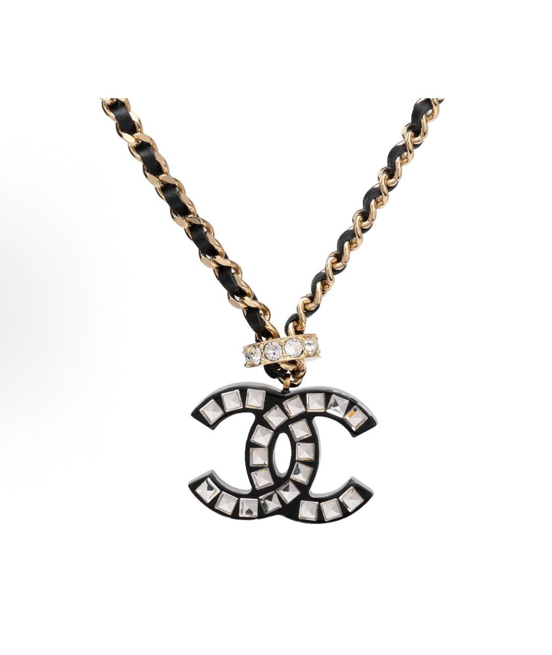 CHANEL Черная подвеска, фото 2