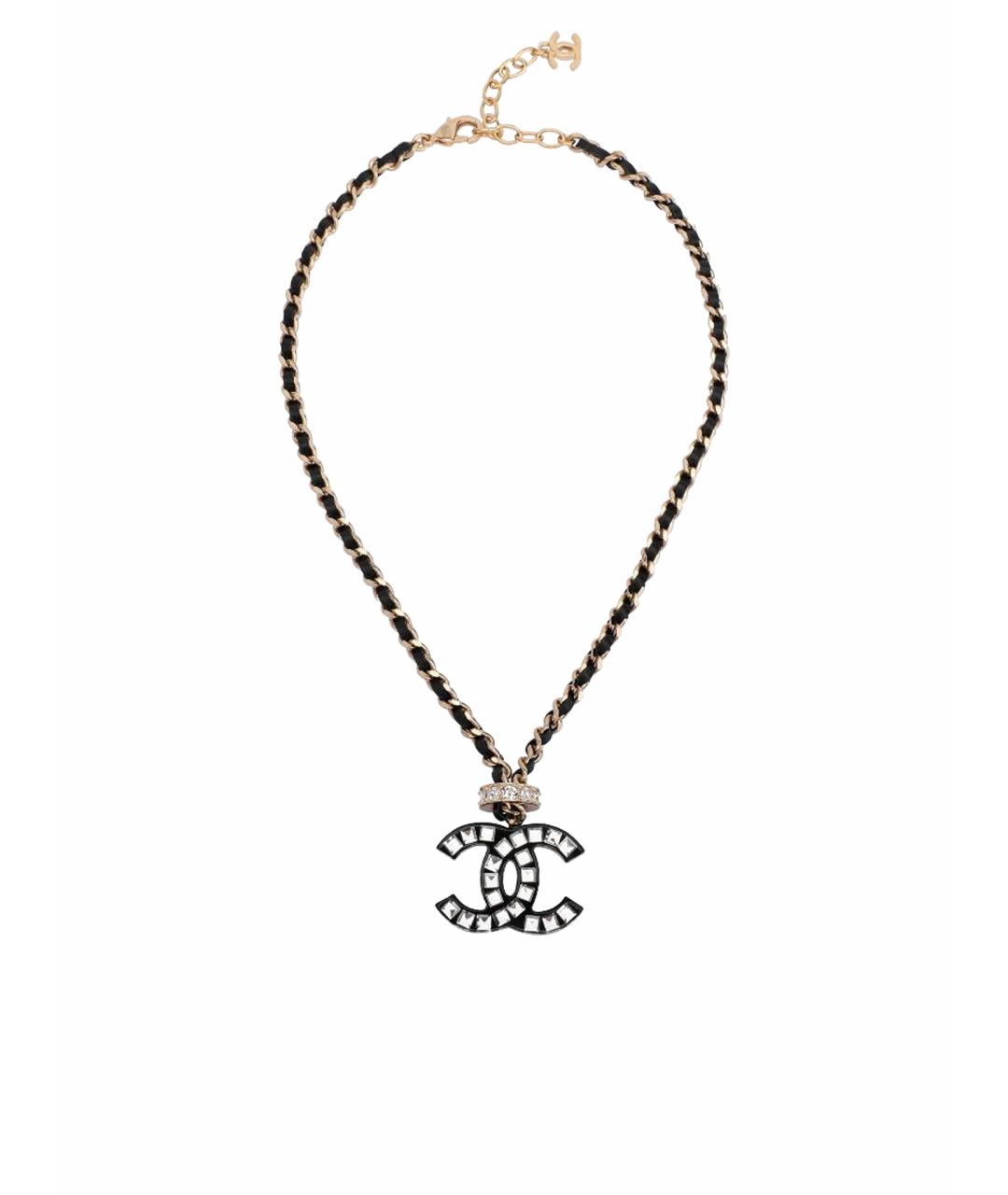 CHANEL Черная подвеска, фото 1