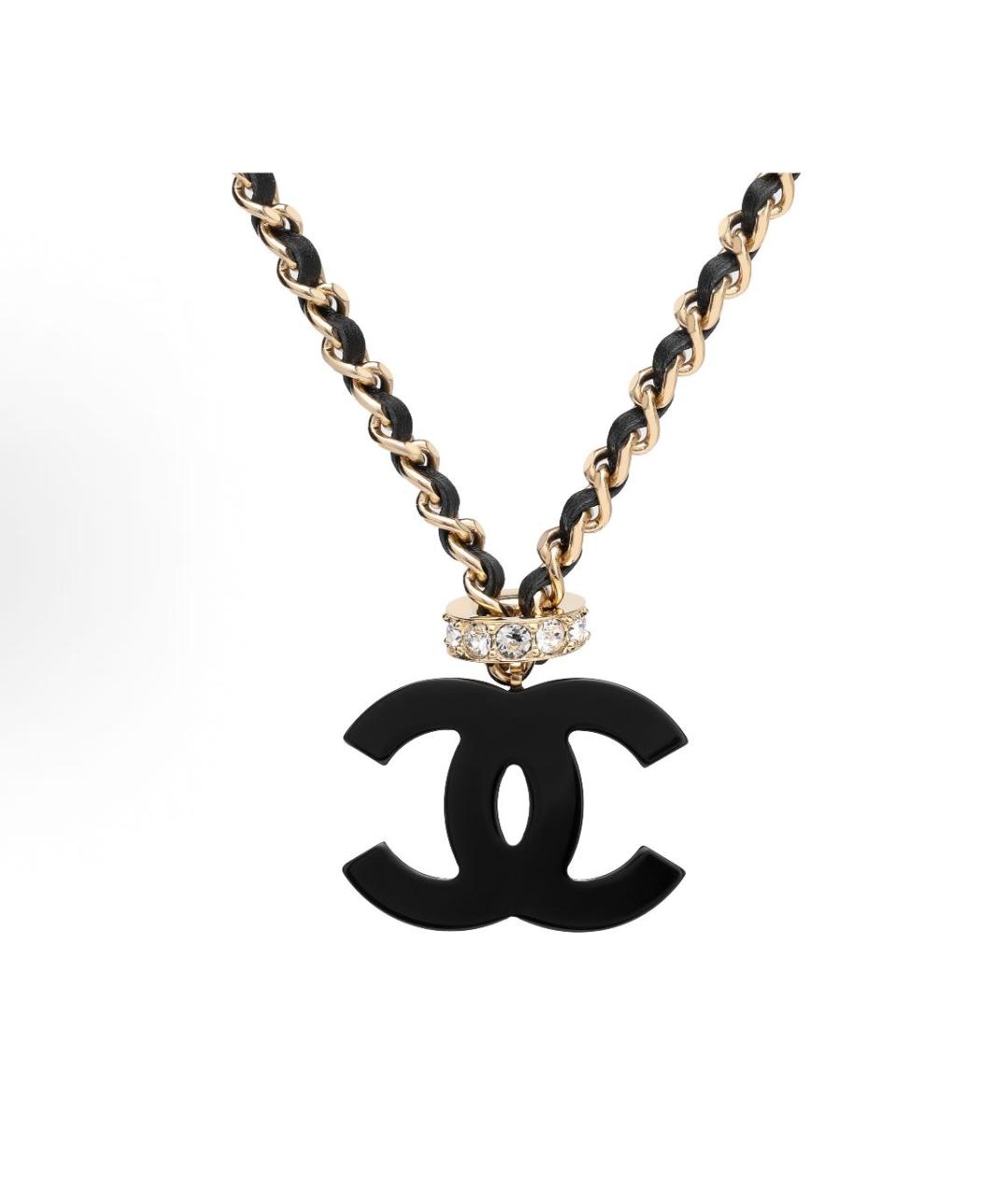 CHANEL Черная подвеска, фото 4