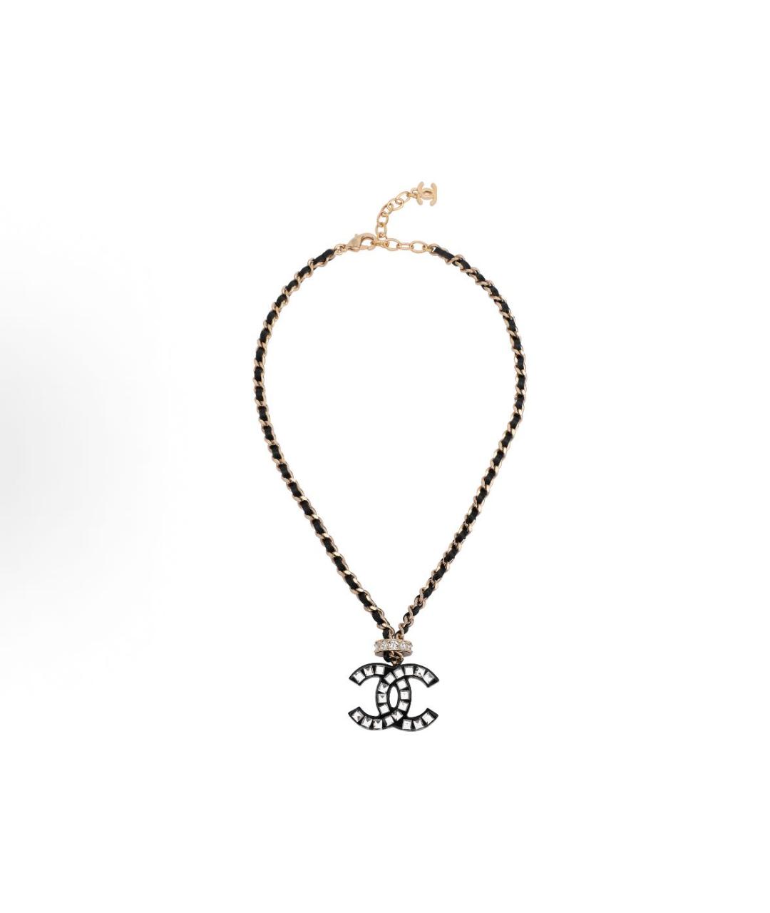 CHANEL Черная подвеска, фото 5