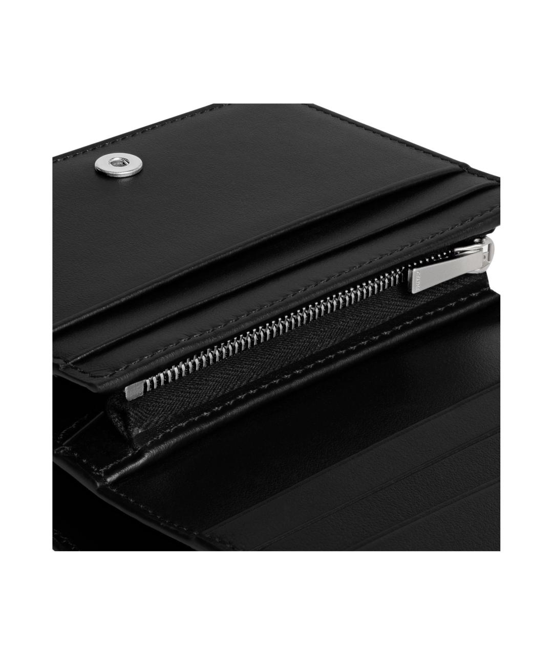 CELINE Черный кожаный кошелек, фото 5