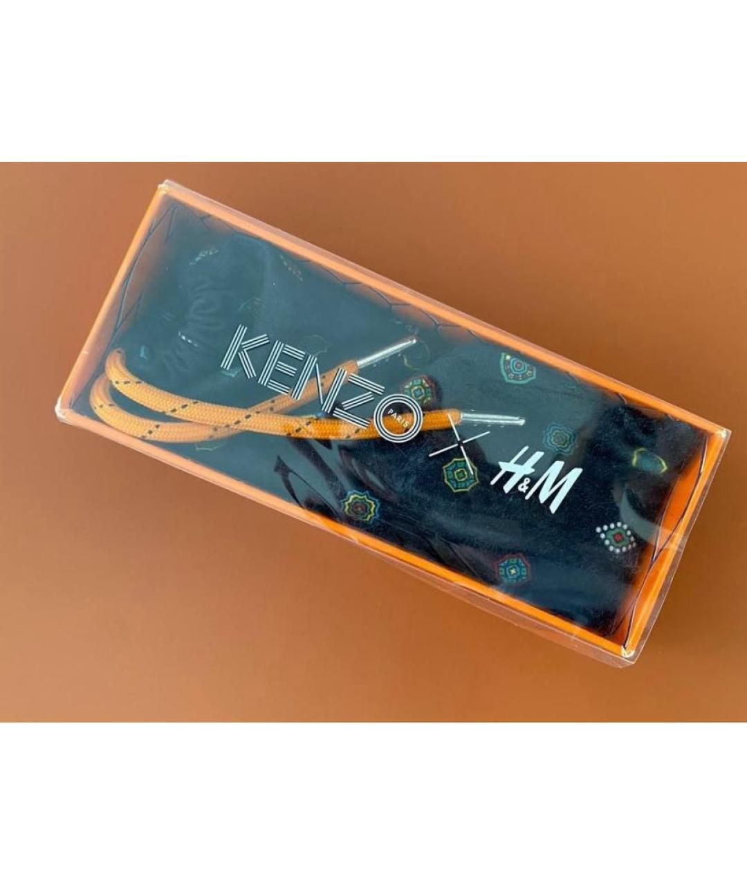 KENZO Оранжевое пластиковые солнцезащитные очки, фото 6