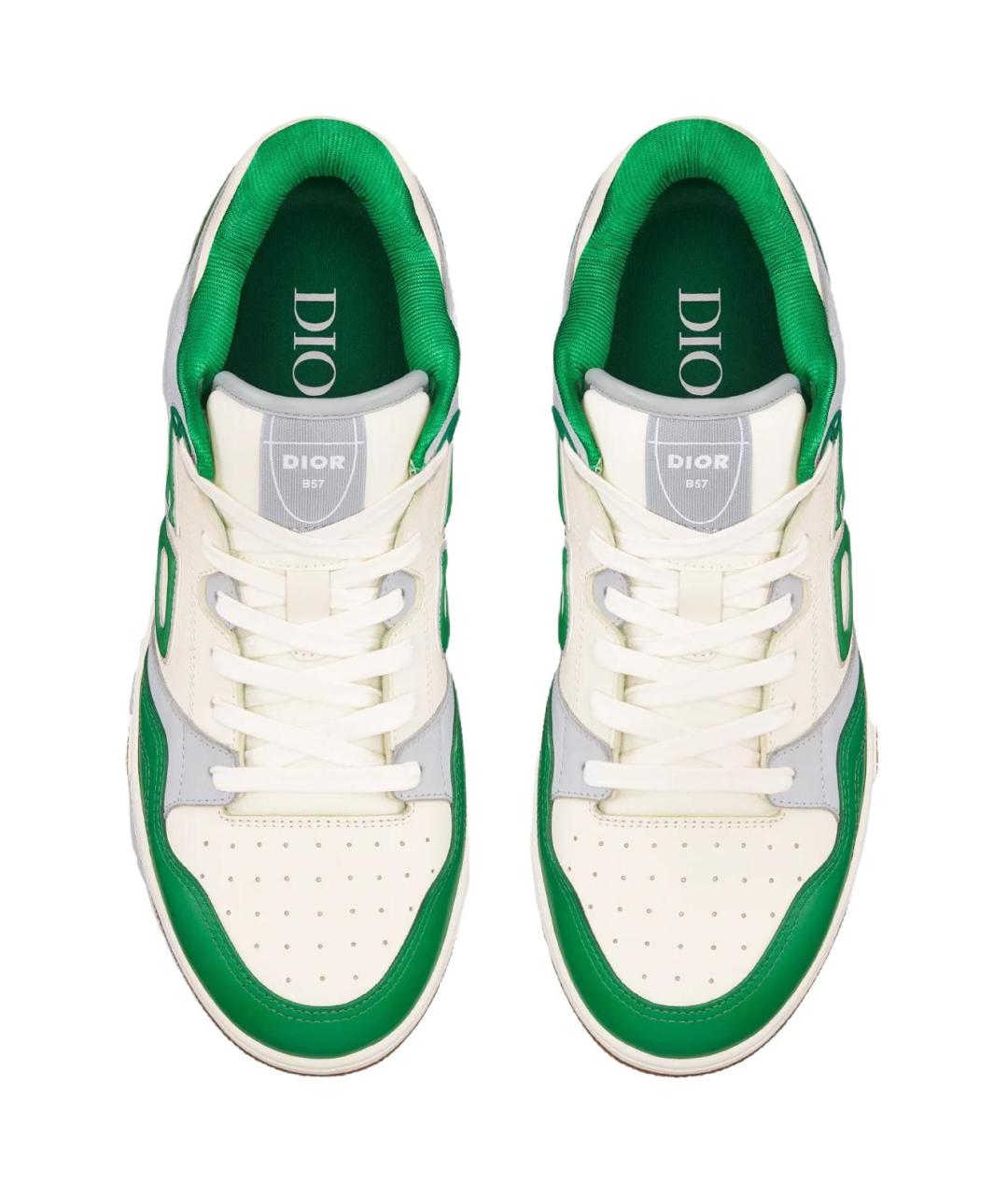 CHRISTIAN DIOR Зеленые низкие кроссовки / кеды, фото 4