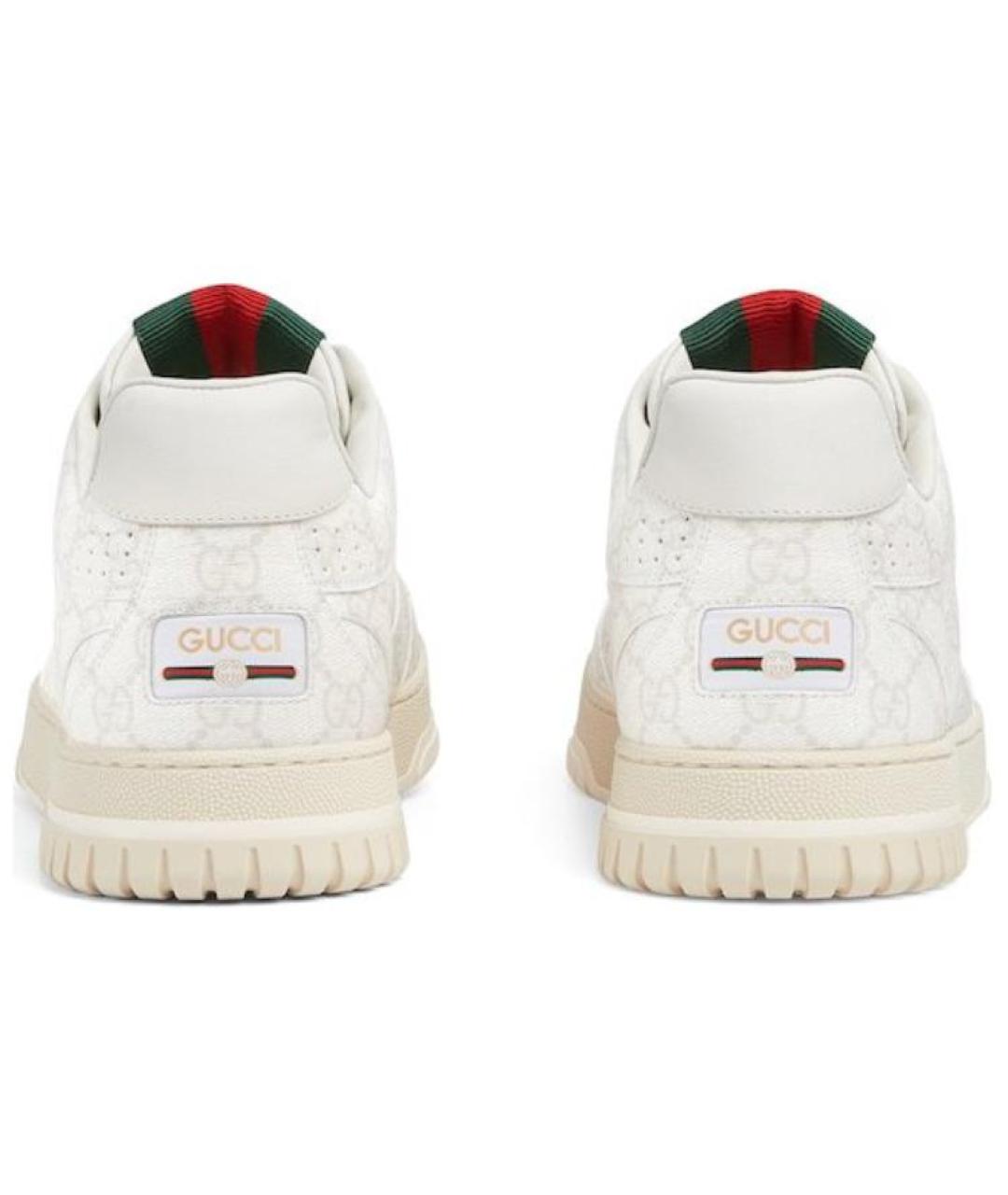 GUCCI Белые низкие кроссовки / кеды, фото 5