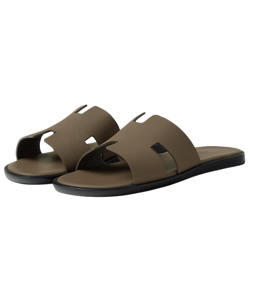 HERMES Кожаные сандалии, фото 3