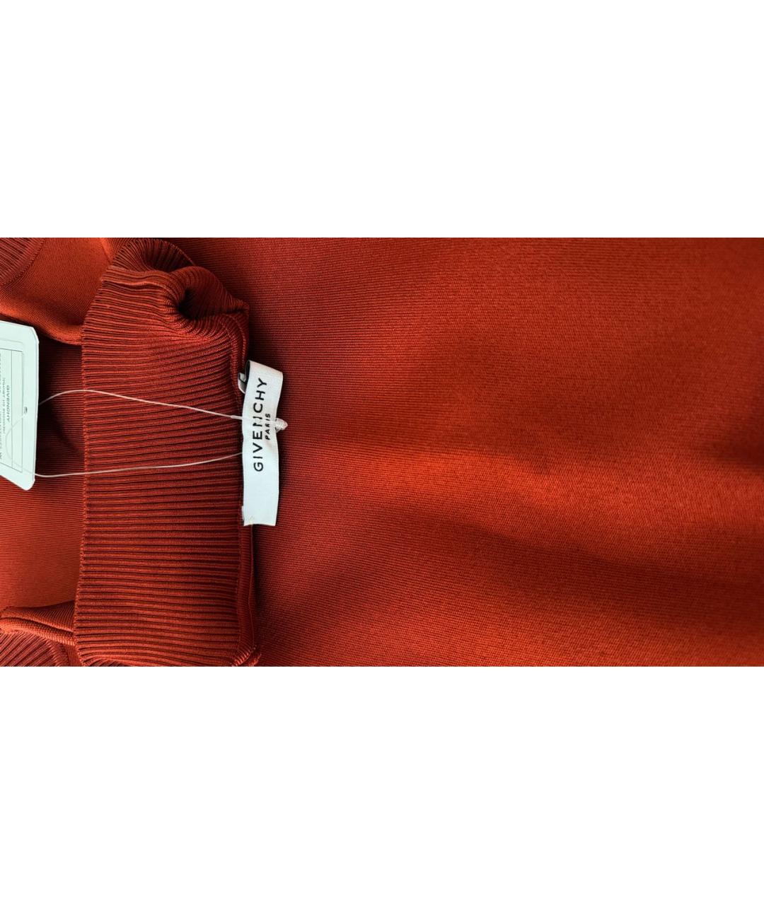 GIVENCHY Оранжевая вискозная жилетка, фото 3
