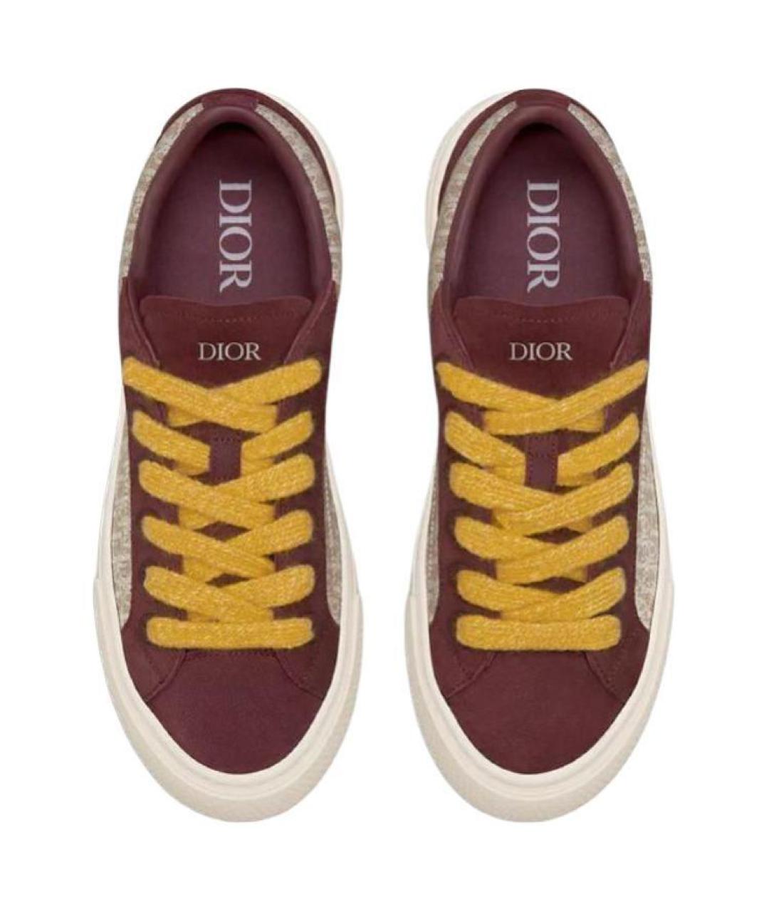 CHRISTIAN DIOR Красные низкие кроссовки / кеды, фото 4