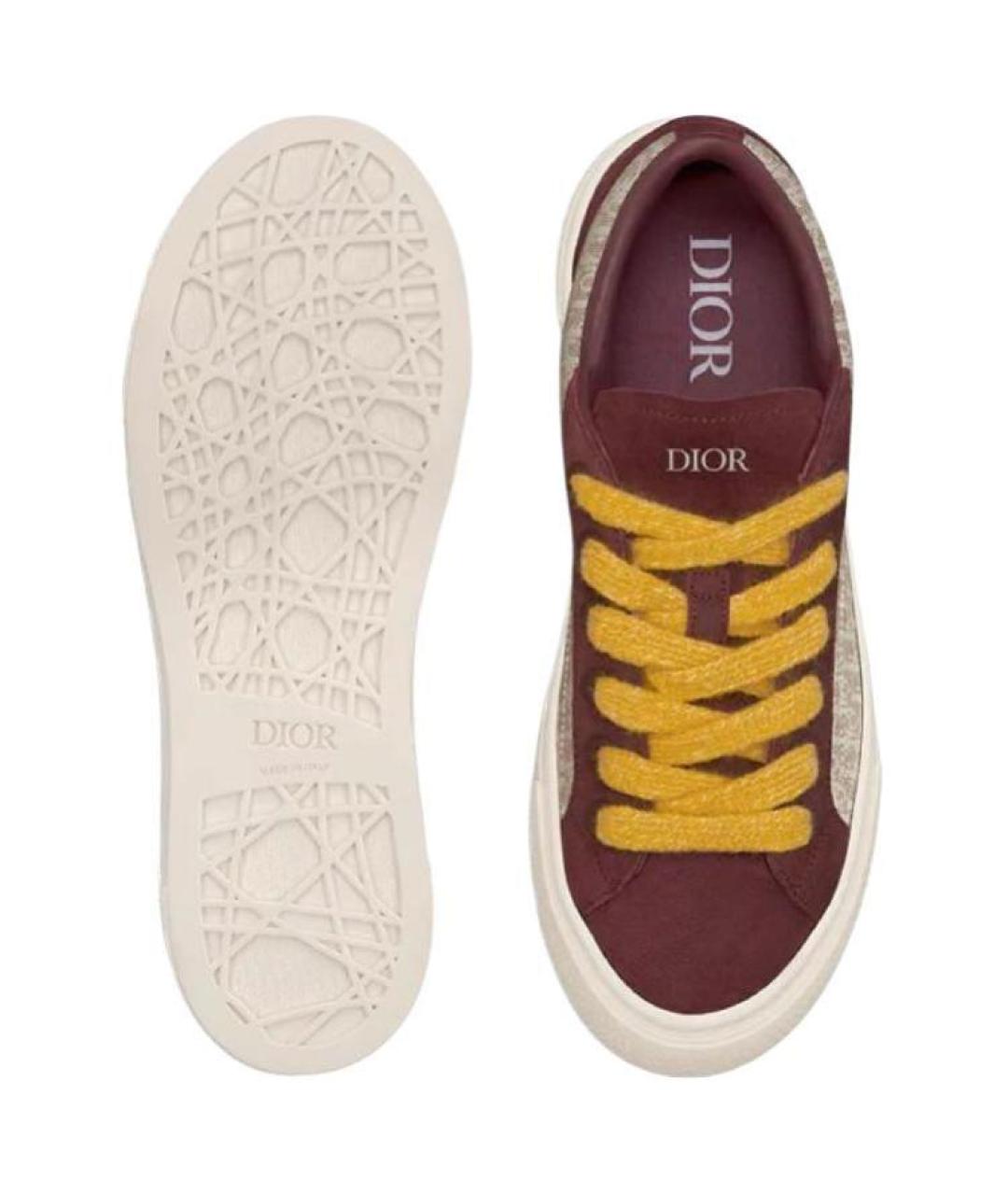 CHRISTIAN DIOR Красные низкие кроссовки / кеды, фото 5
