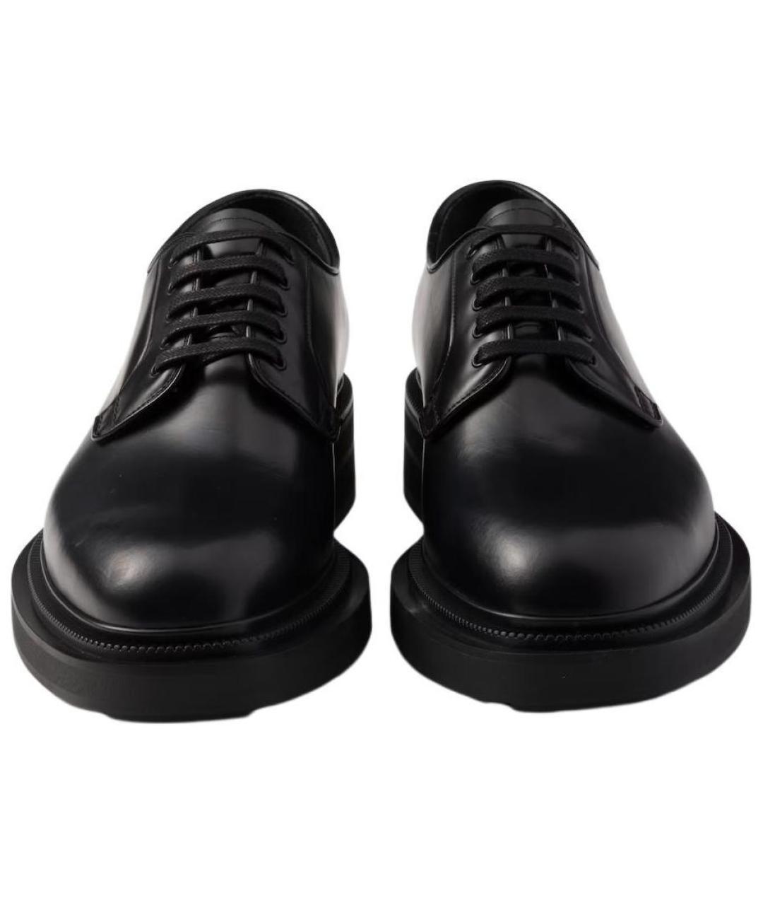 PRADA Черные кожаные лоферы, фото 6