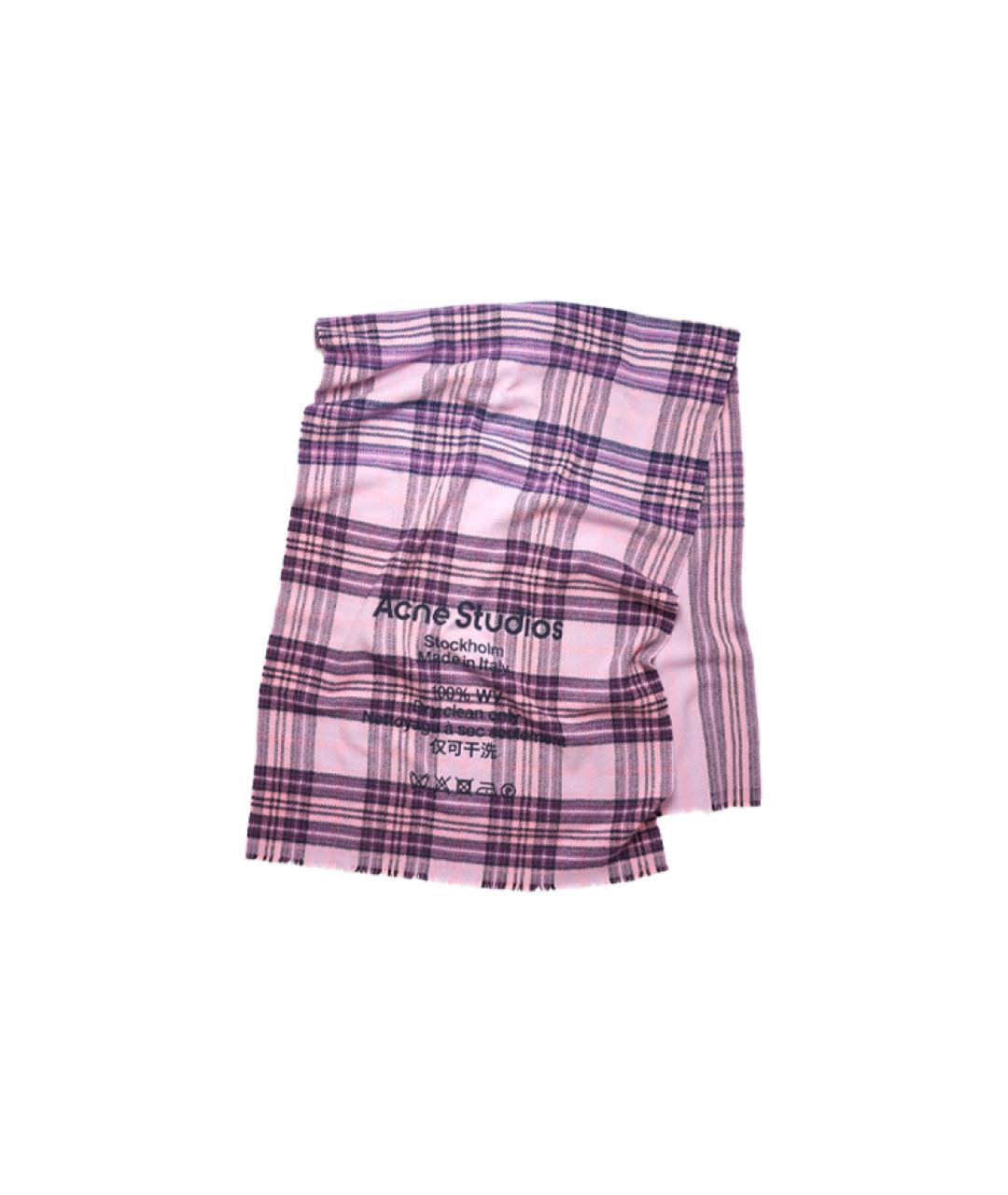 ACNE STUDIOS Фиолетовый шарф, фото 1