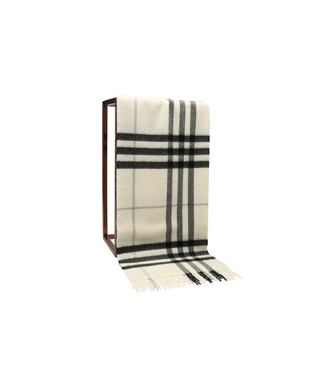 BURBERRY Бежевый кашемировый шарф, фото 3
