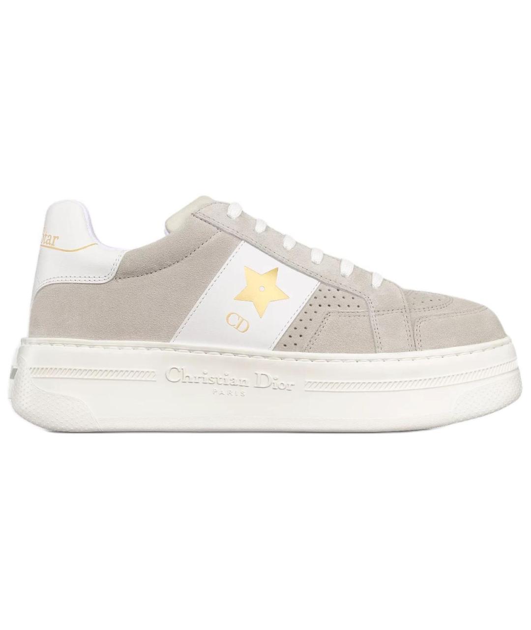 CHRISTIAN DIOR Кожаные кеды, фото 1