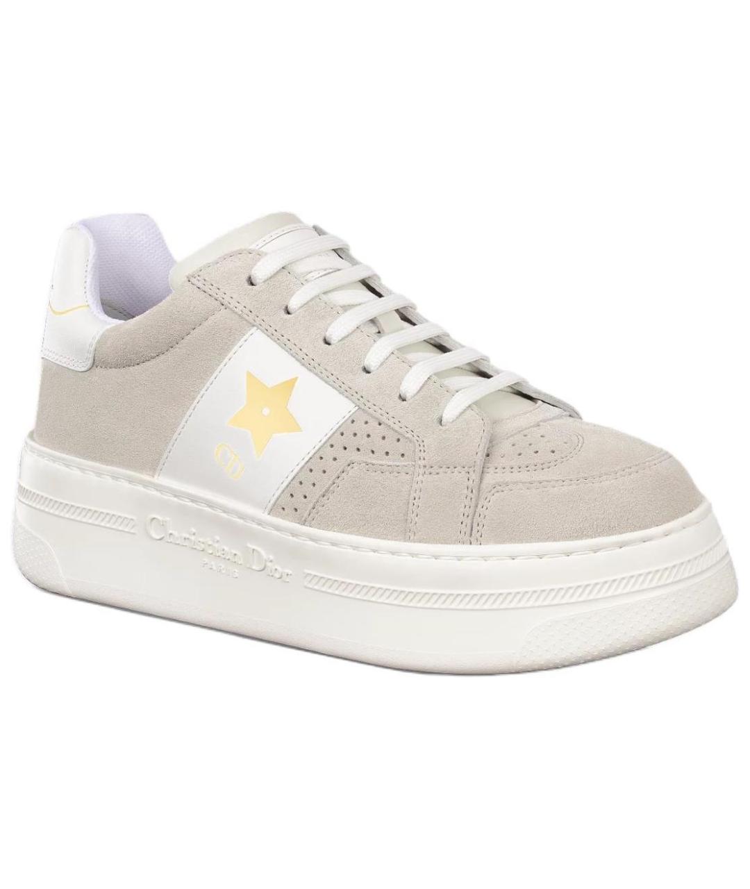 CHRISTIAN DIOR Кожаные кеды, фото 3