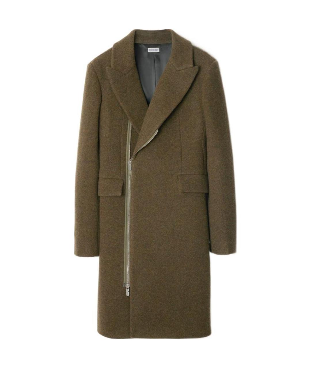 BURBERRY Зеленые пальто, фото 1