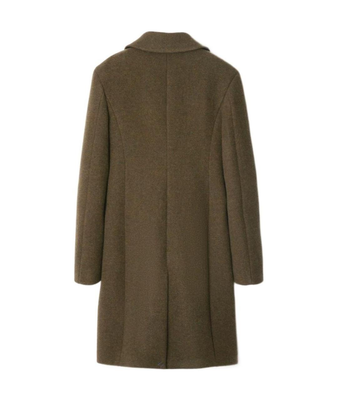 BURBERRY Зеленые пальто, фото 2