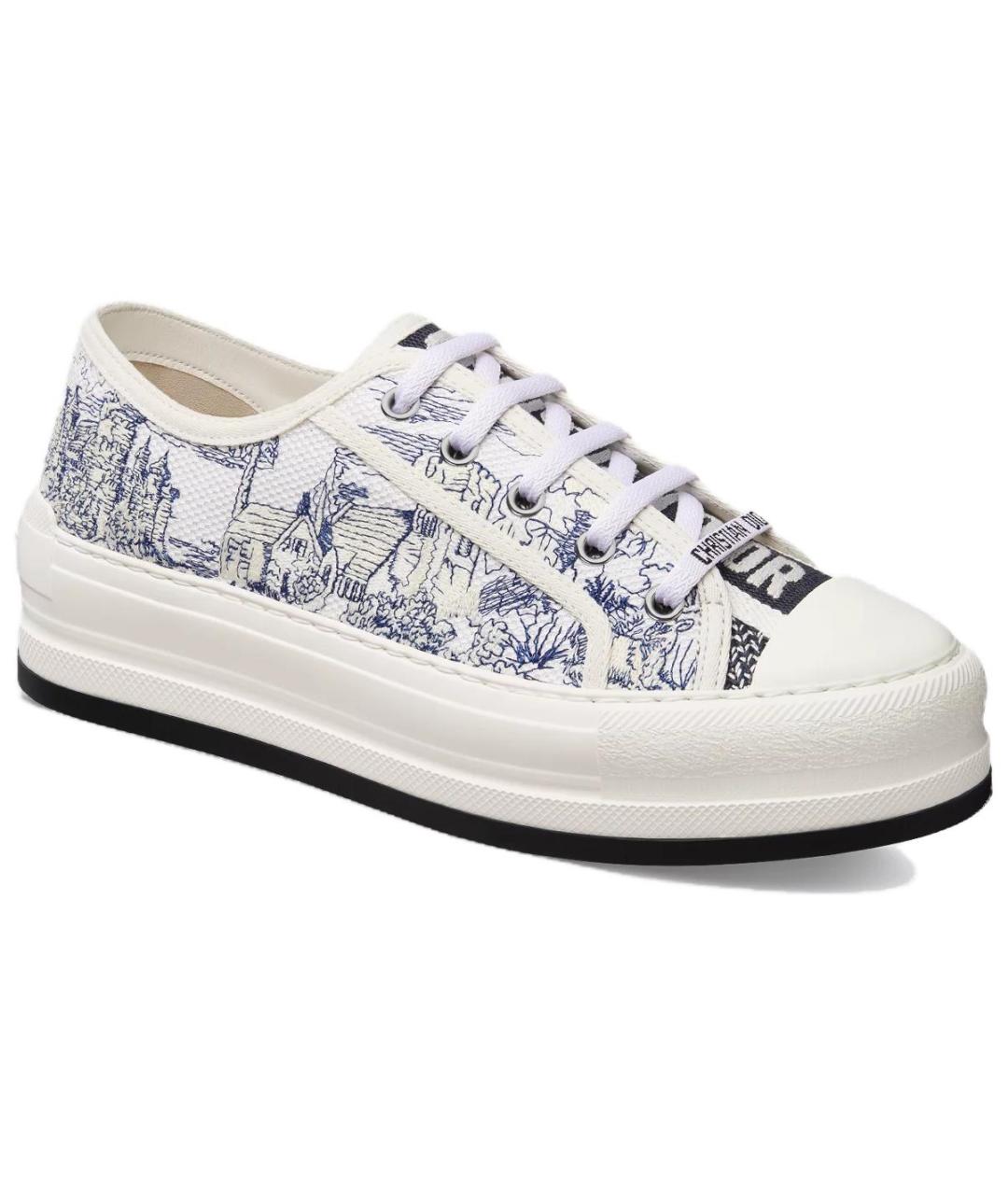 CHRISTIAN DIOR Мульти бархатные кроссовки, фото 4