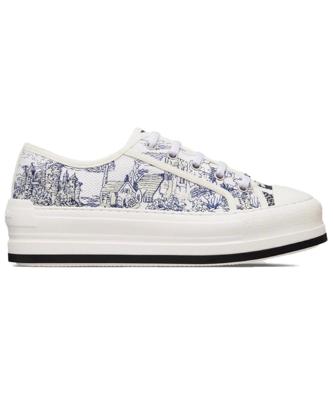 CHRISTIAN DIOR Мульти бархатные кроссовки, фото 1